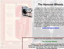 Tablet Screenshot of hansomwheels.com